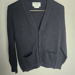 Cardigan Sweater - Dark Navy Blue